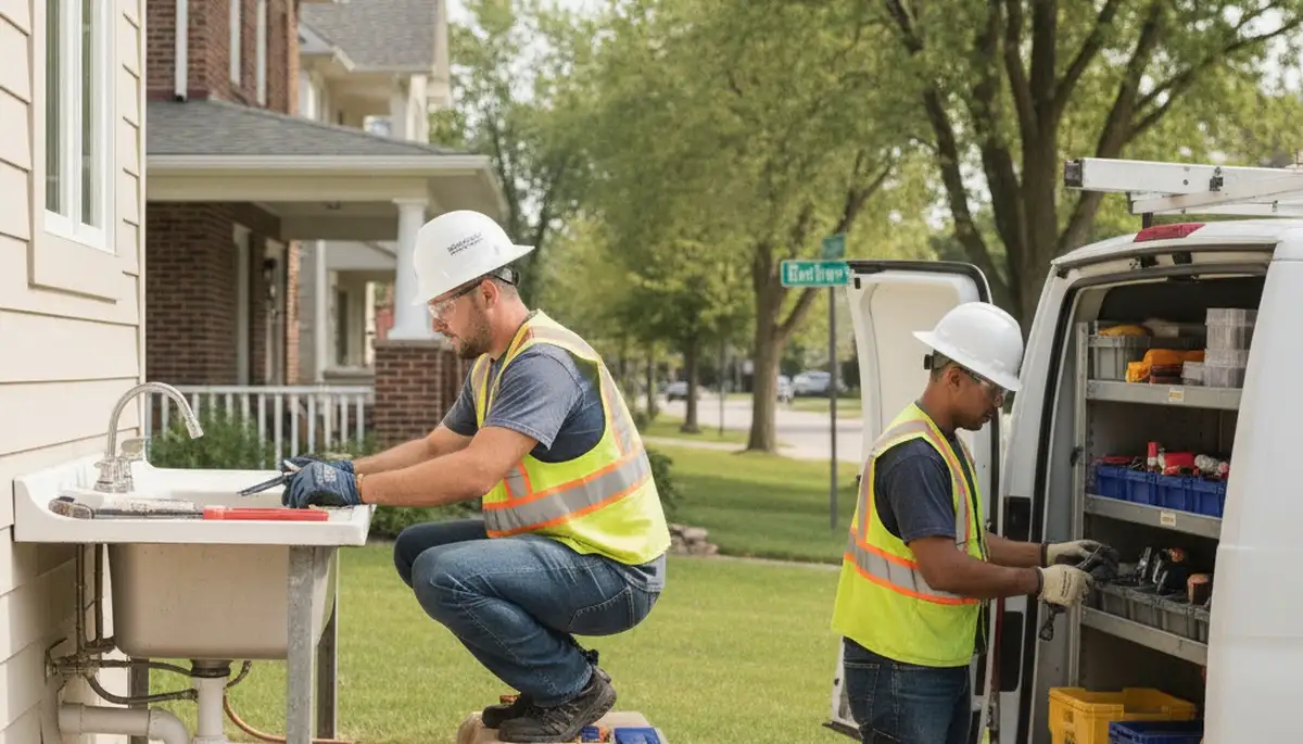 Plumbing repair technician serving Grand Rapids, MI for residential leak and pipe repairs