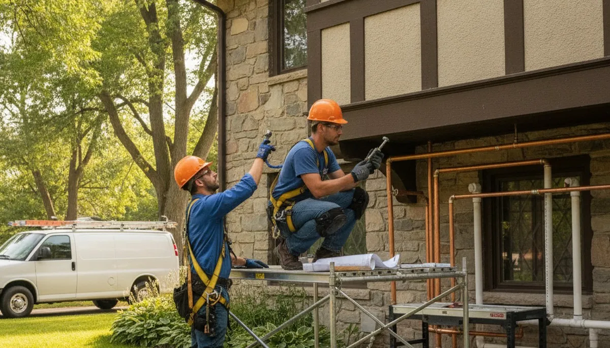 Plumbing repair service van in Grand Rapids, MI for emergency residential plumbing repairs