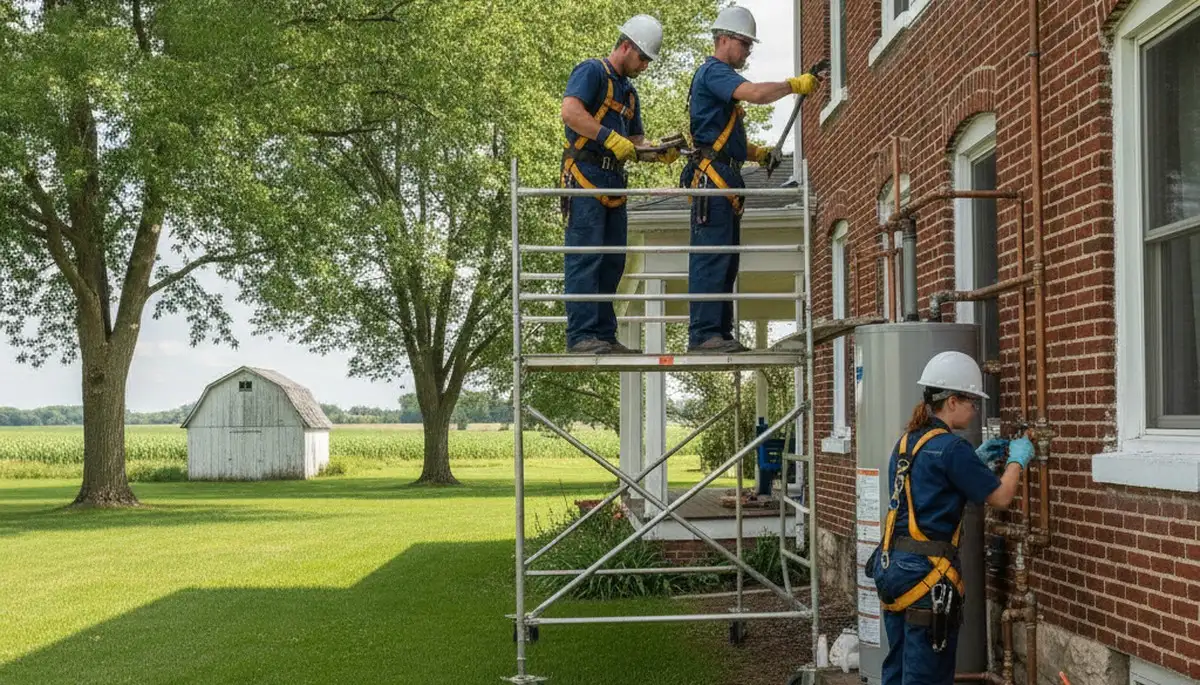 Grand Rapids, MI plumbing repair service truck for residential leak and drain repairs