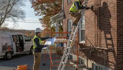 Plumbing repair service truck in Grand Rapids, MI for emergency pipe and leak repairs