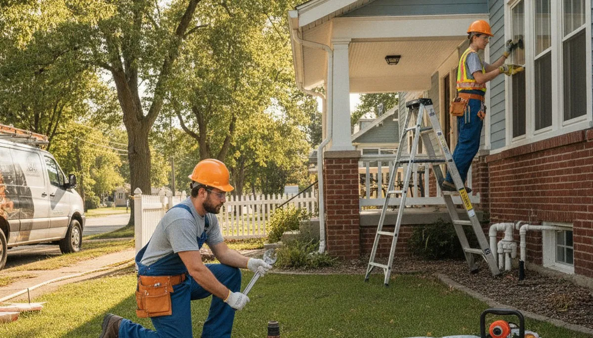 Grand Rapids, MI plumbing repair service truck for local residential and commercial plumbing repairs
