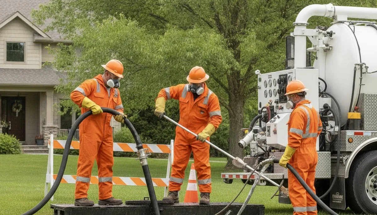 Septic tank cleaning service for Grand Rapids, MI homes by On Call Plumbers
